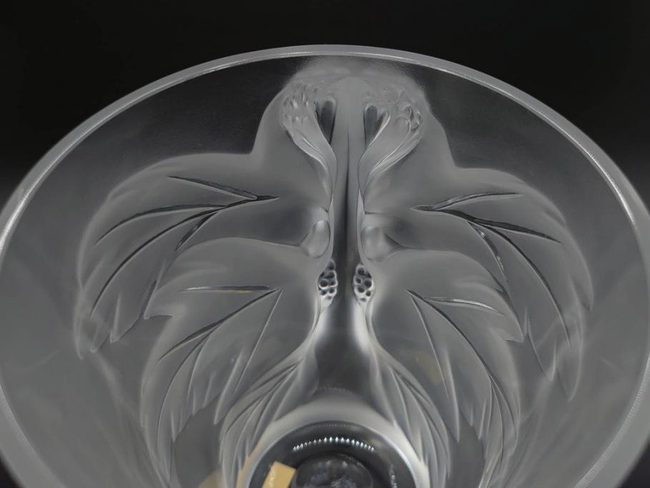 1986年　フランス　LALIQUE(ラリック)　キリンビアマグコレクション　コレクターズグラス　匠の技が光るビアマグ(クリスタルグラス、ジョッキ、KIRIN COLLECTORS GLASS、グラス)(R-077765)　