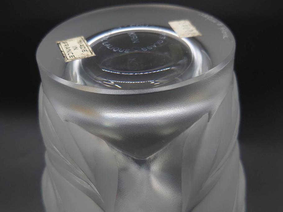 1986年　フランス　LALIQUE(ラリック)　キリンビアマグコレクション　コレクターズグラス　匠の技が光るビアマグ(クリスタルグラス、ジョッキ、KIRIN COLLECTORS GLASS、グラス)(R-077765)　