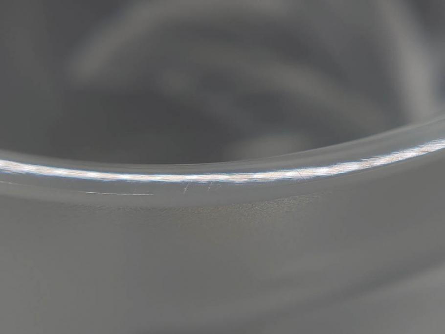 1986年　フランス　LALIQUE(ラリック)　キリンビアマグコレクション　コレクターズグラス　匠の技が光るビアマグ(クリスタルグラス、ジョッキ、KIRIN COLLECTORS GLASS、グラス)(R-077765)　