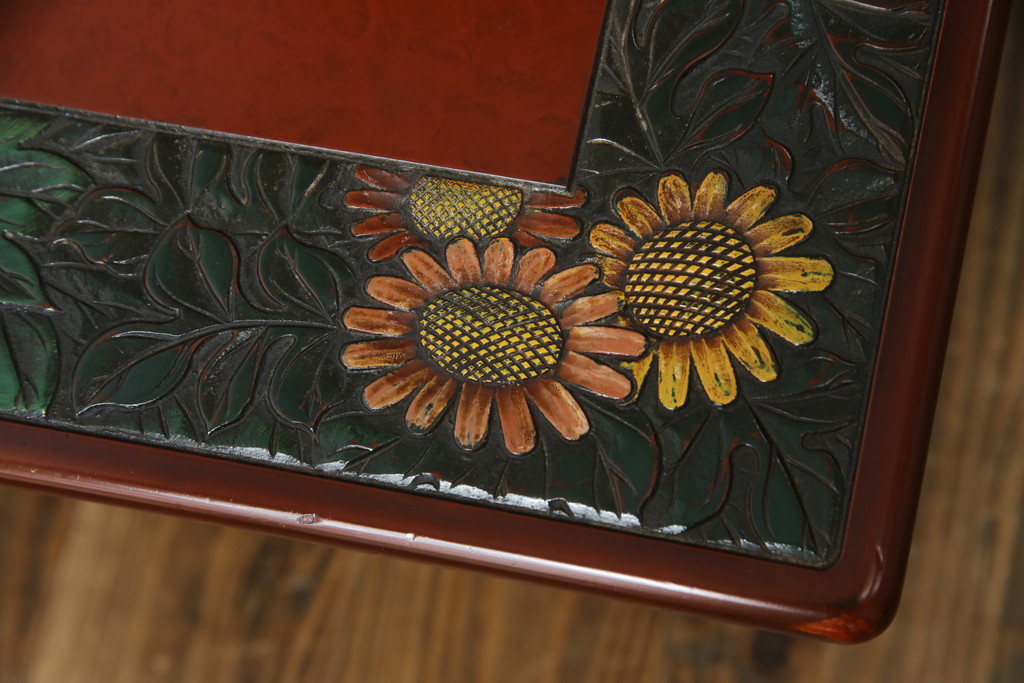 中古 美品 伝統工芸品 香川漆器 モリシゲ(MORISHIGE/森繁) 縁を 中古 美品 伝統工芸品 香川漆器 モリシゲ(MORISHIGE/森繁) 縁を