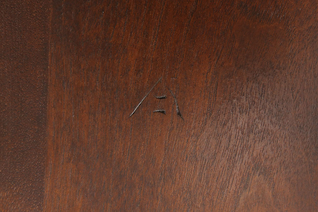 中古　松本民芸家具　#49型A　背もたれの美しいデザインが印象的なワイコムチェア(ダイニングチェア、椅子、板座チェア)(R-053583)