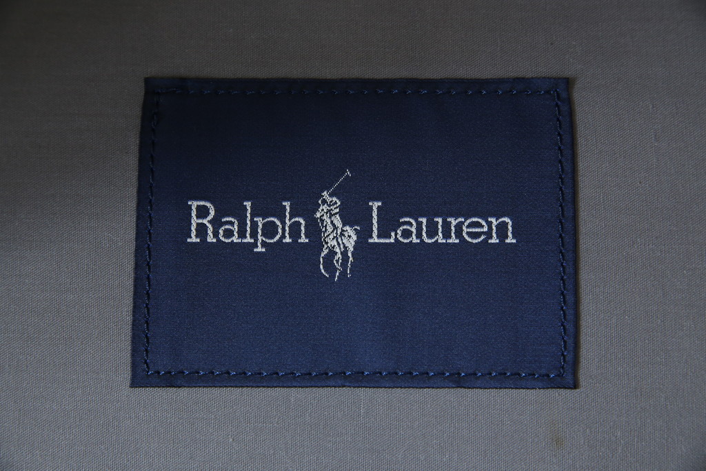 アメリカビンテージ　激レア!!幻の逸品　Ralph Lauren Home(ラルフローレン ホーム)　退色あり　クラシカルな雰囲気漂うウィングバックチェア(ウイングバックチェア、ラウンジチェア、一人掛けチェア、1人掛け、1P、ヴィンテージ)(定価約130万円)(R-081797)