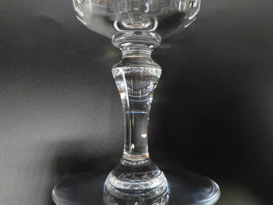 フランス　Baccarat　バカラ　Parme(パルメ)　Talleyrand(タリランド)　Oenologie(オノロジー)　意匠を凝らしたエレガントなグラス4客セット(花、鳳凰、ワイングラス、ロックグラス、スピリットグラス、コップ、タンブラー、フルレッドクリスタルガラス)(R-077676)