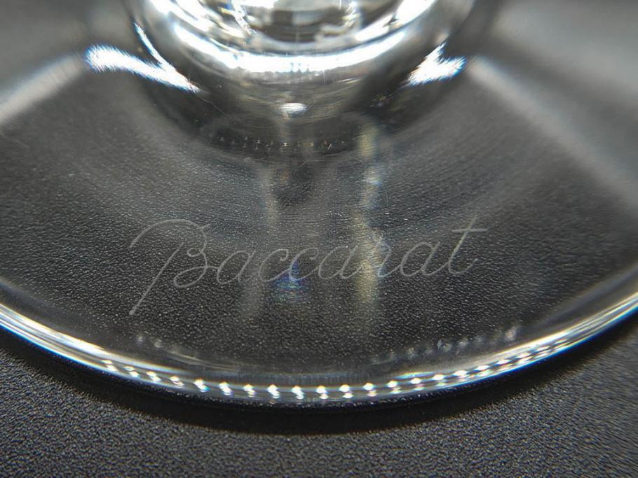 フランス　Baccarat　バカラ　Parme(パルメ)　Talleyrand(タリランド)　Oenologie(オノロジー)　意匠を凝らしたエレガントなグラス4客セット(花、鳳凰、ワイングラス、ロックグラス、スピリットグラス、コップ、タンブラー、フルレッドクリスタルガラス)(R-077676)