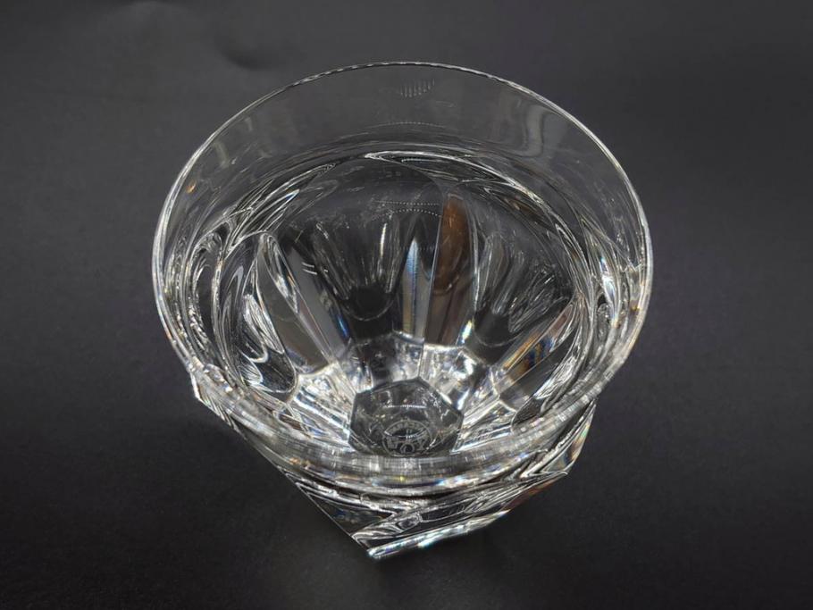 フランス　Baccarat　バカラ　Parme(パルメ)　Talleyrand(タリランド)　Oenologie(オノロジー)　意匠を凝らしたエレガントなグラス4客セット(花、鳳凰、ワイングラス、ロックグラス、スピリットグラス、コップ、タンブラー、フルレッドクリスタルガラス)(R-077676)