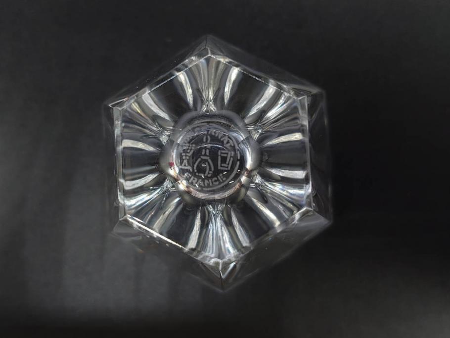 フランス　Baccarat　バカラ　Parme(パルメ)　Talleyrand(タリランド)　Oenologie(オノロジー)　意匠を凝らしたエレガントなグラス4客セット(花、鳳凰、ワイングラス、ロックグラス、スピリットグラス、コップ、タンブラー、フルレッドクリスタルガラス)(R-077676)