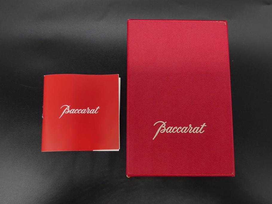 フランス　Baccarat　バカラ　Parme(パルメ)　Talleyrand(タリランド)　Oenologie(オノロジー)　意匠を凝らしたエレガントなグラス4客セット(花、鳳凰、ワイングラス、ロックグラス、スピリットグラス、コップ、タンブラー、フルレッドクリスタルガラス)(R-077676)