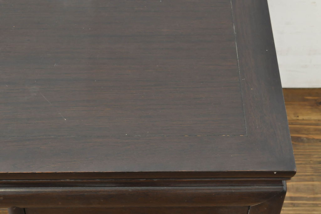 アジアンビンテージ　オリエンタルモダンな雰囲気を醸し出すローテーブル(ヴィンテージ、テレビ台、ローボード、文机、両袖机)(R-062983)