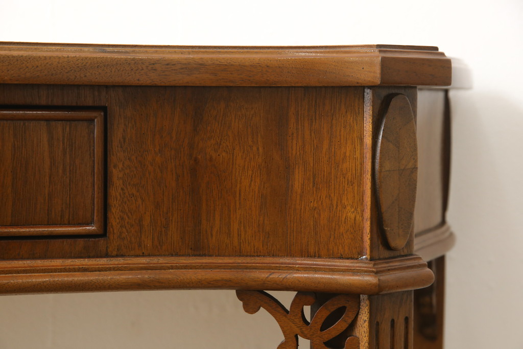中古　美品　DREXEL HERITAGE JAPAN(ドレクセルヘリテイジジャパン)　気品あふれる佇まいが魅力的なコンソールテーブル(サイドテーブル)(R-058568)