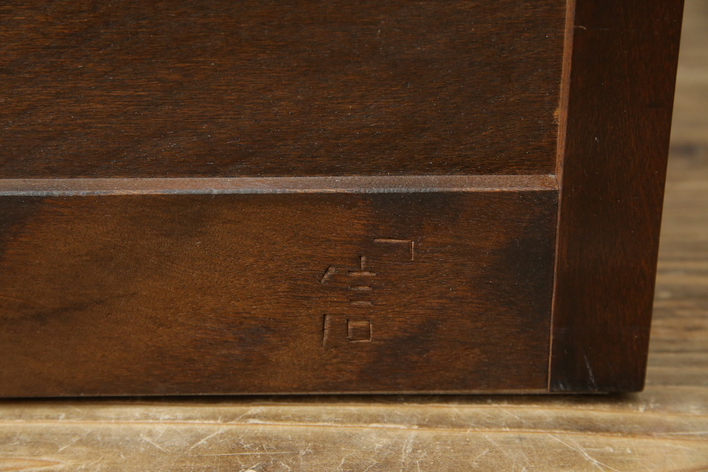 中古　美品　松本民芸家具　DII-12型　スリムで取り入れやすいワードローブ(洋服タンス、収納棚)(定価約46万円)(R-054642)