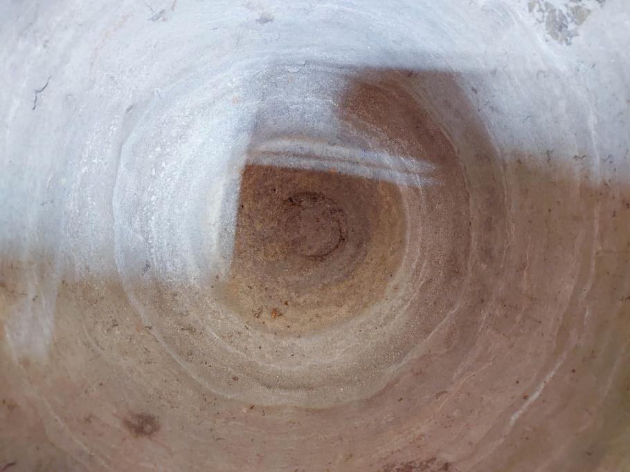鎌倉時代～室町時代　珠洲焼　高さ46cm　素朴な美しさを感じる壷(綾杉文、甕、壺)(R-077678)