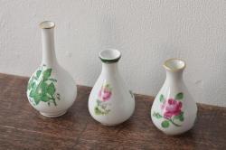 【骨董買取】ハンガリー　HEREND(ヘレンド)　ミニチュアベース(花瓶、花器、陶磁器)を買取りました。