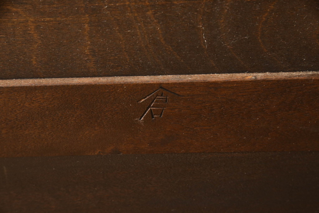 中古　美品　松本民芸家具　シックな佇まいが上質な空間づくりにぴったりなA型和タンス(引き出し、チェスト、整理箪笥)(定価約60万円)(R-055805)