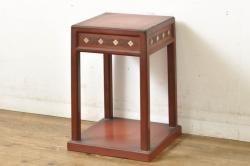 ヴィンテージ家具　イギリスビンテージ　ERCOL(アーコール)　ニレ材　挽き物の脚が目を引くバタフライテーブル(ダイニングテーブル、食卓、4人掛け、2人掛け)(R-050227)