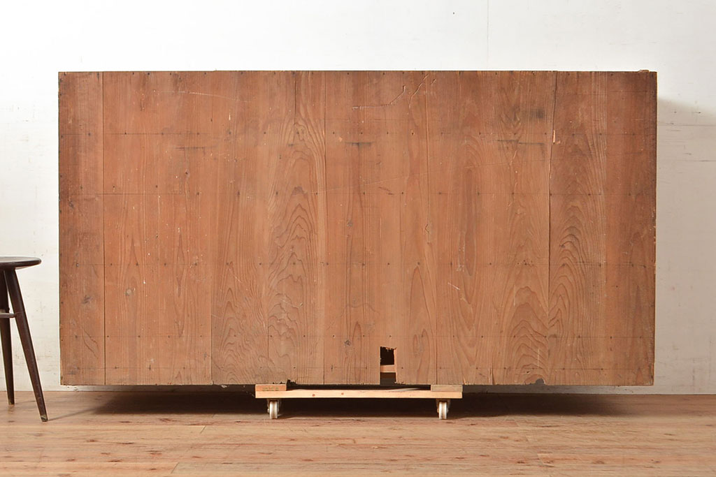 アンティーク家具　大型サイズの木製チェスト(タンス、サイドボード)(R-036889)