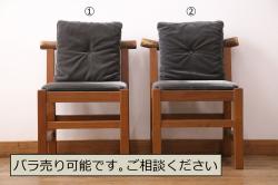 ヴィンテージ家具　ビンテージ　ブナ材　素朴な風合いが温もり溢れるフォールディングチェア(折り畳みチェア、椅子)