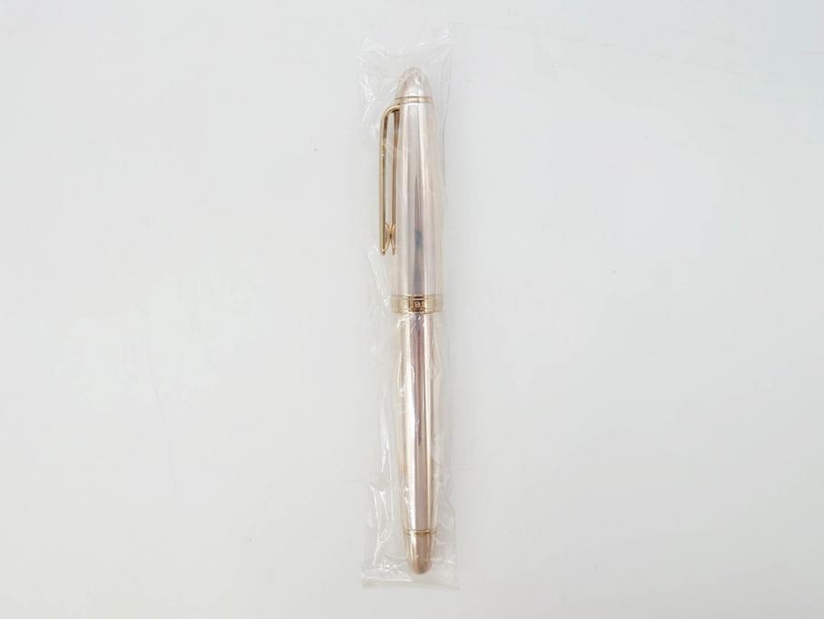 未使用品　セーラー　SAILOR JAPAN FOUNDED 1911　SILVER　シルバー　万年筆&カートリッジ・ケースセット(記念品、桐箱、筆記具、文具、銀製、箱付き)(R-070851)