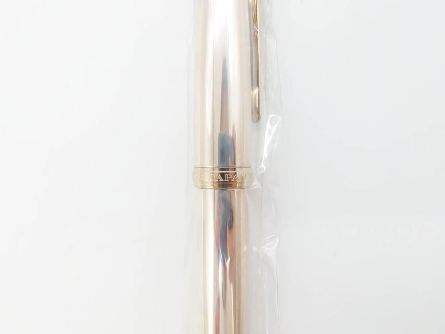 未使用品　セーラー　SAILOR JAPAN FOUNDED 1911　SILVER　シルバー　万年筆&カートリッジ・ケースセット(記念品、桐箱、筆記具、文具、銀製、箱付き)(R-070851)
