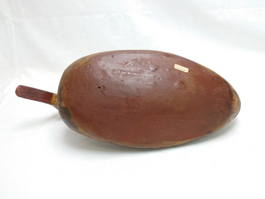 ドイツビンテージ　1945年　つぶらな瞳が可愛らしいデコイ2点セット(鴨、置物、置き物、模型、ディスプレイ、インテリア、ヴィンテージ)(R-062384)