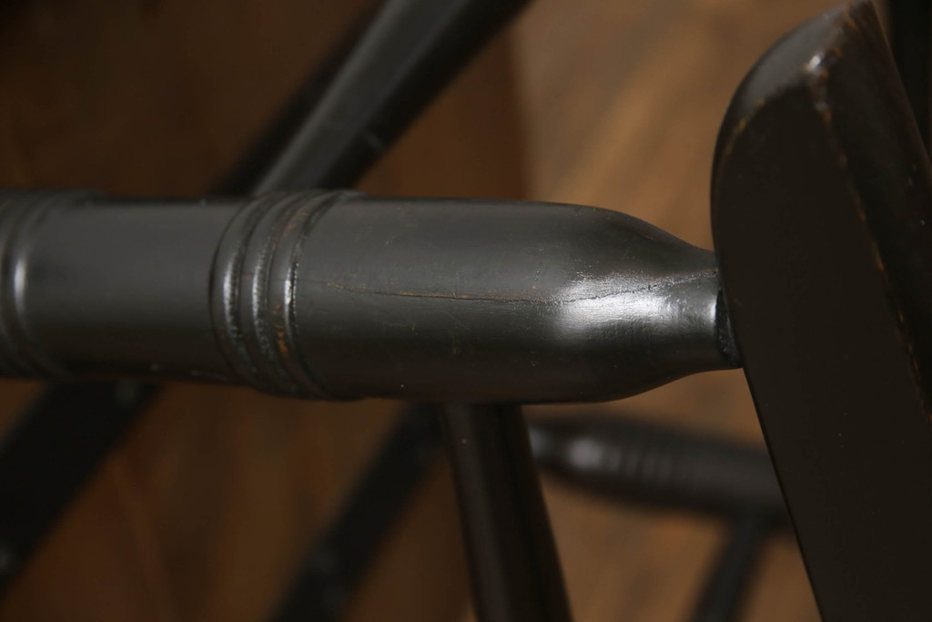和製ビンテージ　キツツキ　飛騨産業　WINDSORシリーズ　温もり溢れるくつろぎの空間におすすめのロッキングチェア(アームチェア、板座チェア、揺り椅子、ヴィンテージ)(R-069498)