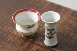 【骨董買取】ハンガリー　HEREND(ヘレンド)　RO　ロスチャイルドバード 花瓶(フラワーベース、西洋陶磁器)を買取りました。