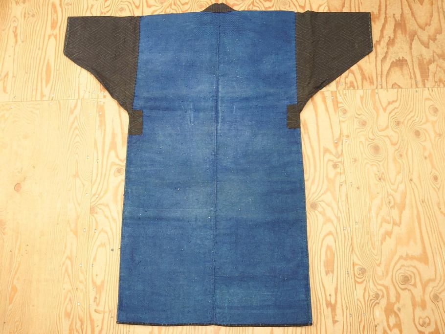 未着用】刺し子 こぎん刺し アンティーク藍染生地使用 野良着