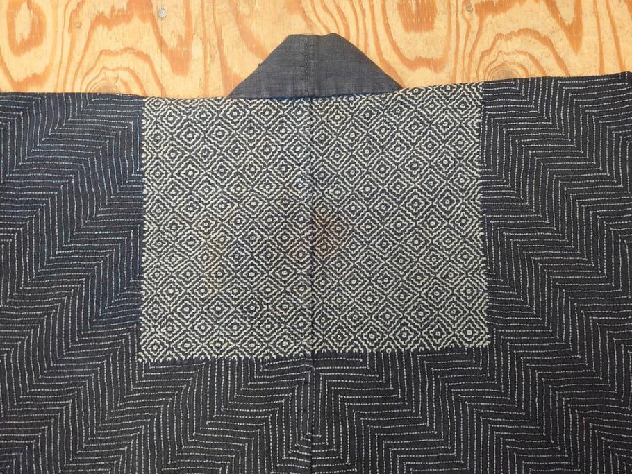 江戸～明治期 時代物 刺子 野良着(半纏、刺し子、鉄砲袖、古布