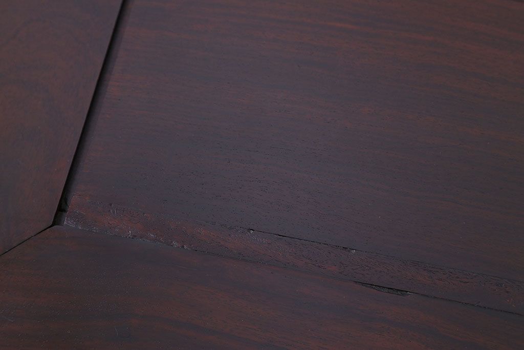 古民具・骨董　時代唐物　唐木材の座卓