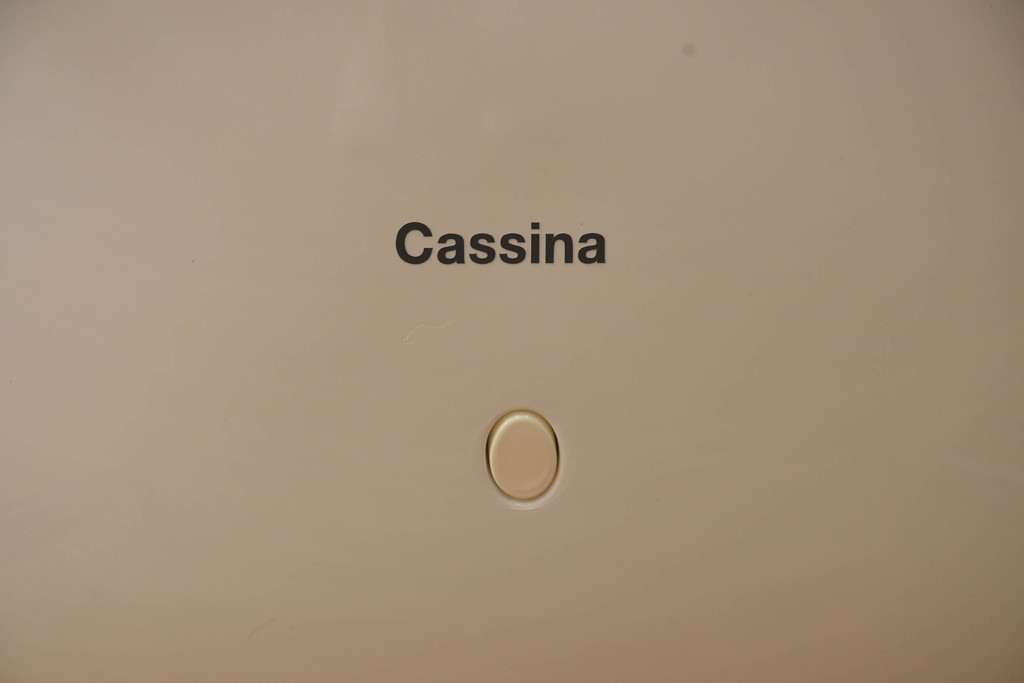 中古　展示品　超美品　Cassinaixc.(カッシーナイクスシー)　Philippe Starck(フィリップ・スタルク)　246　PASSION(パシオン)　本革　丸みのあるボディと華奢な脚のバランスが美しいアームチェア(ダイニングチェア、椅子、イス、レザー)(定価約21万円)(R-060985)