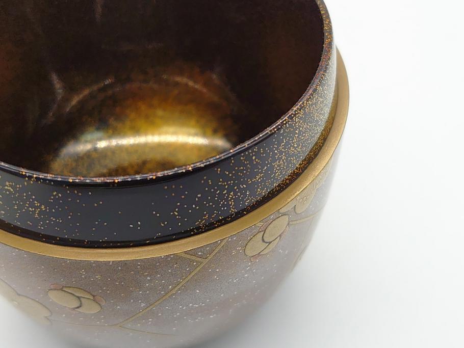 茶道具 棗 大棗 雲錦蒔絵 西條一斉 作 表千家 裏千家 【匿名配送】