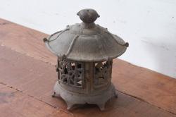 《天井・壁付け照明加工費込み》　和製アンティーク　球体型　レトロな丸いフォルムが可愛らしいウォールライト(天井照明、壁付け照明、シーリングライト)(R-083966)