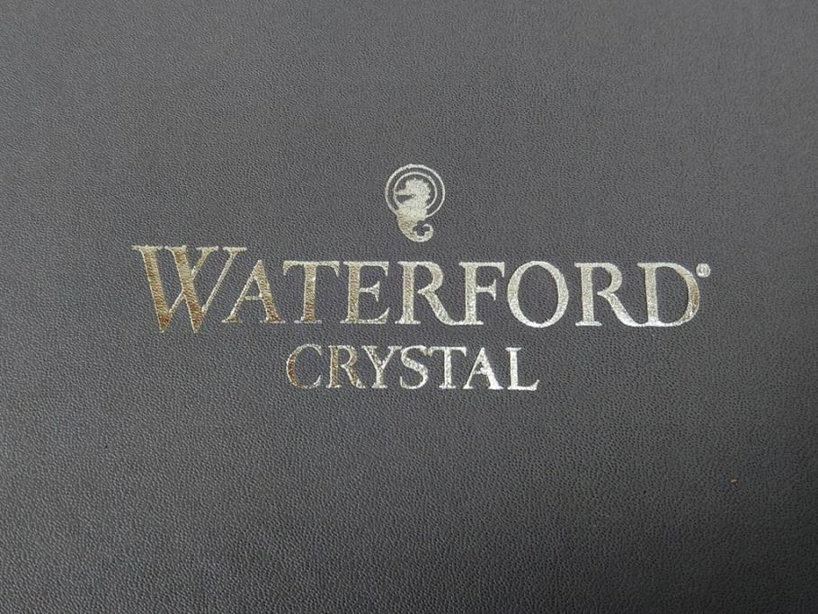 アイルランド　WATERFORD(ウォーターフォード)　カットが美しい気品漂う花瓶(フラワーベース、花入れ、花器、クリスタル)(R-077777)
