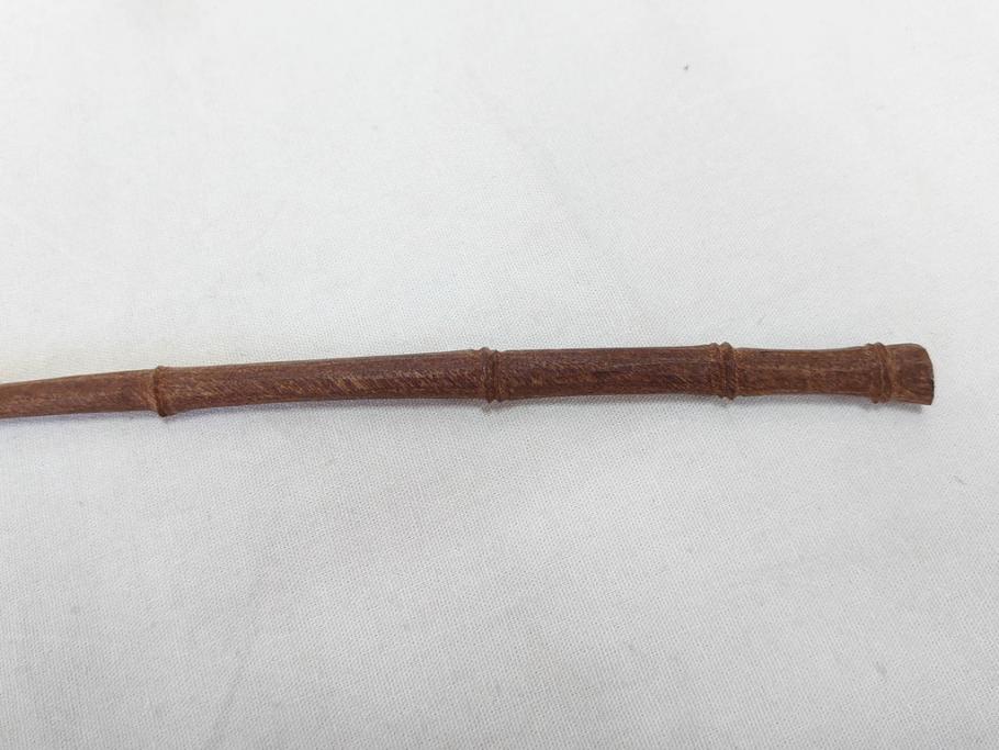 柳汀作　木彫り　高さ41.5cm　職人の技が光る恵比須像(恵比寿様、木製、在銘、作家物、置物、ディスプレイ、おきもの、共箱付き)(R-077914)