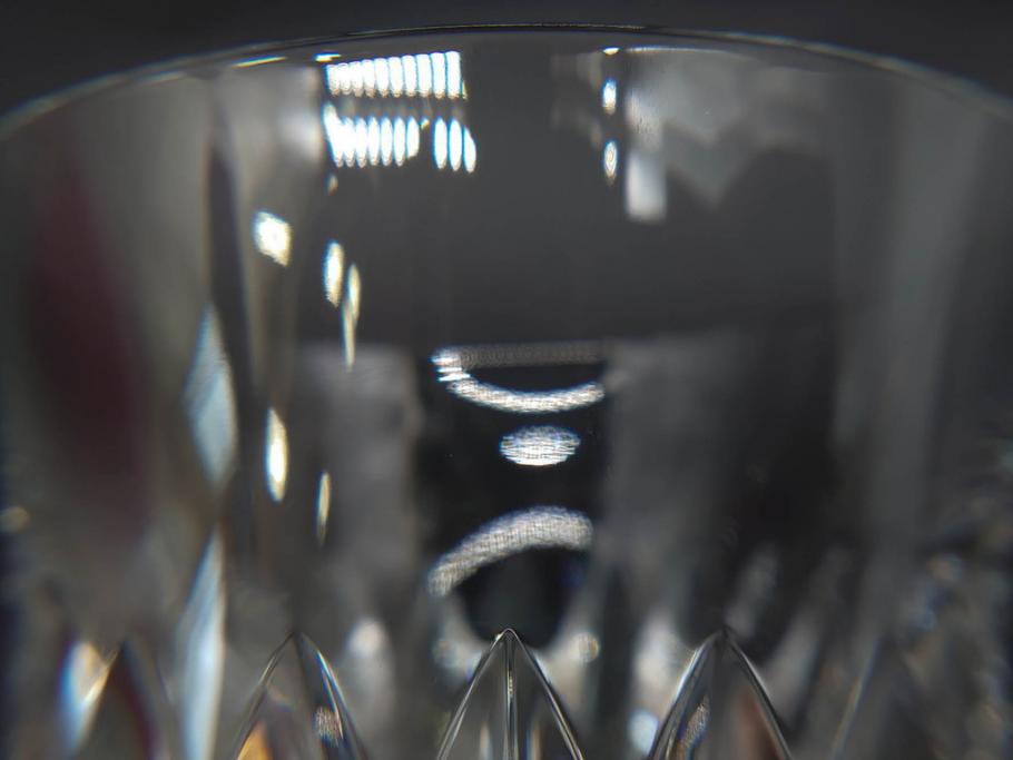 2022年　フランス　Baccarat　バカラ　CRYSTA(クリスタ)　深く彫られたカットが輝くタンブラー2客セット(コップ、グラス、ロックグラス、クリスタルガラス、フルレッドクリスタルガラス、共箱付き)(R-077915)