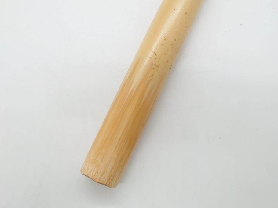 竹器師　野(高野)宗陵　堀内宗完(兼中斎)　竹茶杓　銘　笹鳴(竹、茶道具、筒付き、共箱付き、外箱付き)(R-062487)