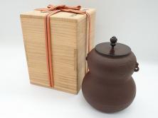 昭和初期　南部岩鋳　天祐堂　鉄瓶2点セット(茶道具)(R-047080)