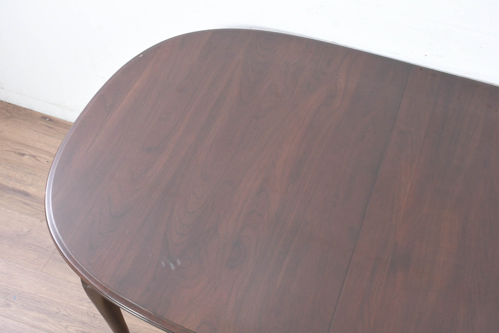 中古　美品　住宅展示場展示品　ETHAN ALLEN(イーセンアーレン)　猫脚がおしゃれなエクステンションテーブル(ドローリーフテーブル、4人掛けダイニングテーブル、6人掛け)(R-084510)