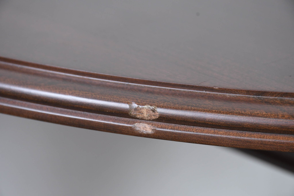 中古　美品　住宅展示場展示品　ETHAN ALLEN(イーセンアーレン)　猫脚がおしゃれなエクステンションテーブル(ドローリーフテーブル、4人掛けダイニングテーブル、6人掛け)(R-084510)