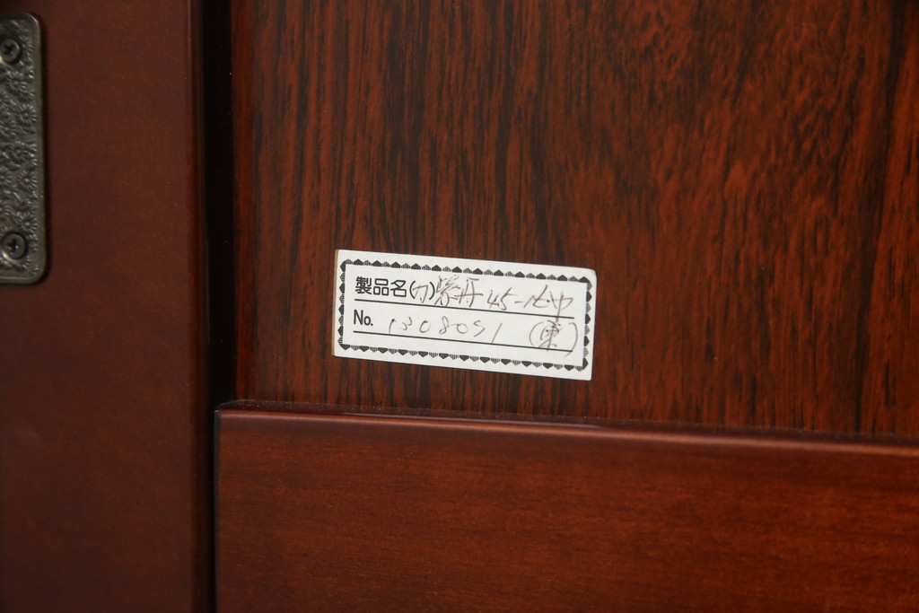 新古品　未使用展示品　国産　総シタン(紫檀)　赤みのある色合いと細部まで凝ったつくりが美しい仏壇(定価約100万円)(R-051624)