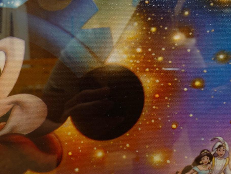 真作　三田恒夫　TSUNEO SANDA　ディズニー　「Mickey’s　Party」　限定115/195　WDINT20　ミッキーと仲間たちの賑やかな雰囲気が伝わってくる版画(ジクレー、ジークレー、印刷、額付き、外箱付き)(R-077924)