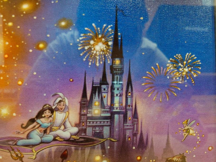 真作　三田恒夫　TSUNEO SANDA　ディズニー　「Mickey’s　Party」　限定115/195　WDINT20　ミッキーと仲間たちの賑やかな雰囲気が伝わってくる版画(ジクレー、ジークレー、印刷、額付き、外箱付き)(R-077924)