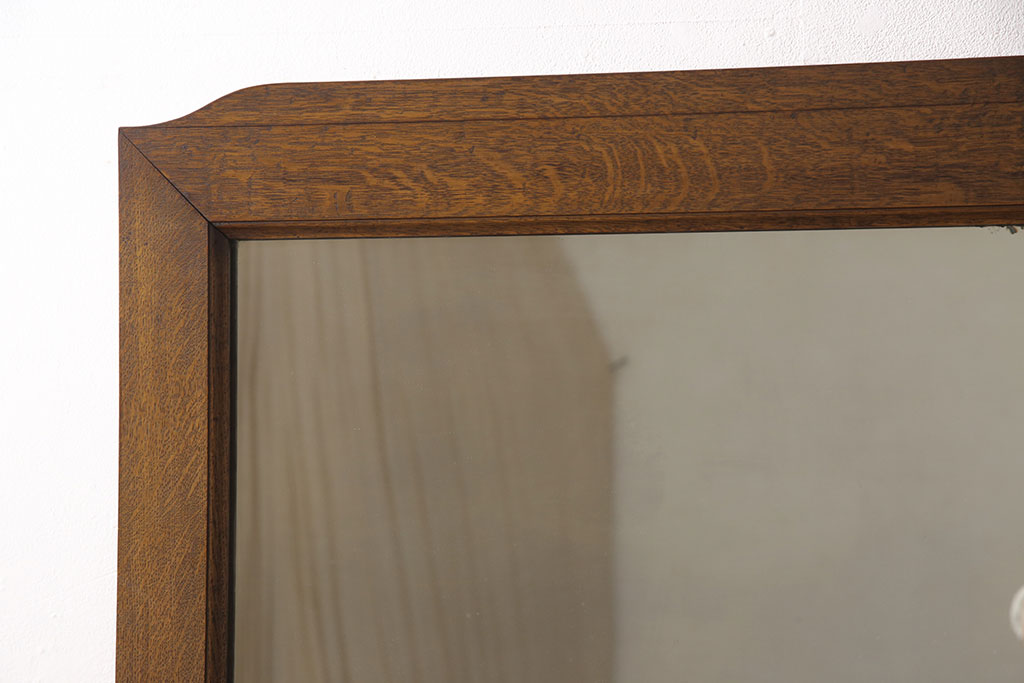 和製アンティーク　極上品　上手物　繊細な透かし彫りが目を引く、豪華な造りの姿見(鏡、衝立て、ミラー)(R-053822)