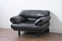 中古　展示美品　トニーノ・ランボルギーニ(Tonino Lamborghini)　白総革　オーストリッチ　クッション4個付き　6人掛けソファ(レザー、2人掛けソファ、4人掛けソファ)(定価約1000万円)(R-055613)