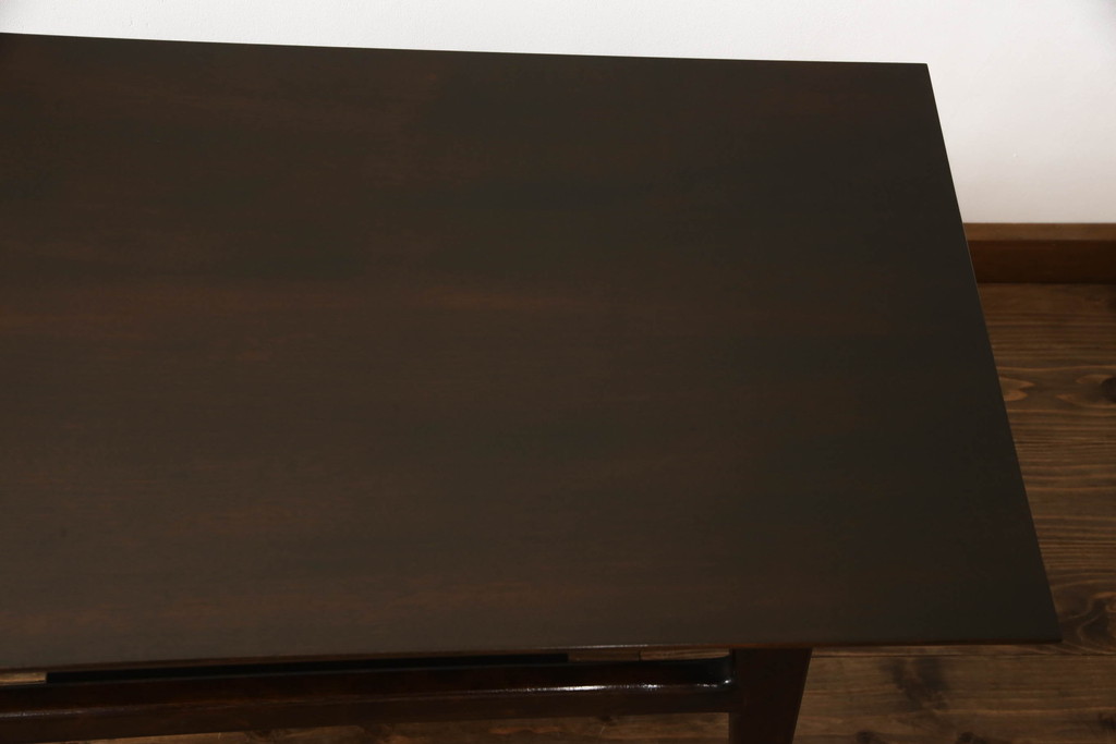 和製ビンテージ　松本民芸家具　シンプルな中に木の温かみが感じられる#201型茶卓(定価約13万7千円)(センターテーブル、ローテーブル、ヴィンテージ)(R-053619)