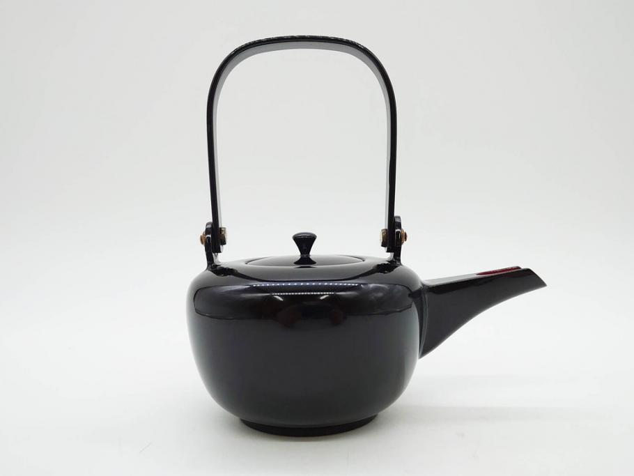 龍玉作　松竹梅の沈金彫が見事な御屠蘇器(鈴木孫次、蒔絵、漆器、木製、盃、杯、銚子、おとそ)(R-077755)