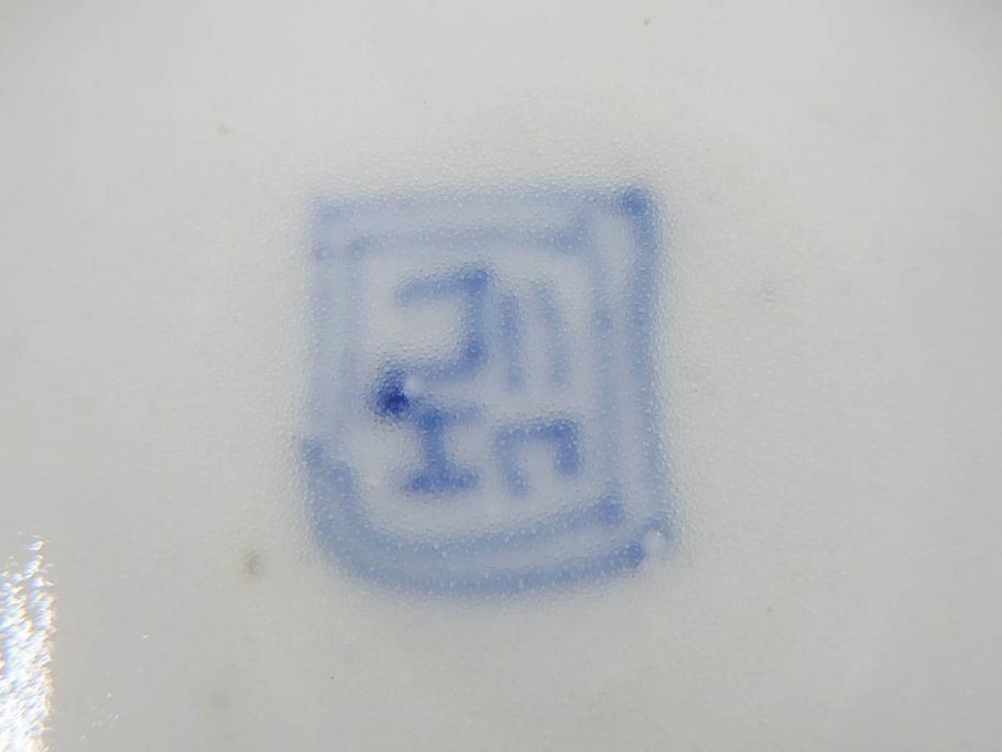幕末〜明治　伊万里焼　4.1寸　約13cm　金襴手が見事な六角皿5枚セット(色絵、花文、裏印、深鉢、変形皿、小鉢、向付、器、四寸一分、和食器)(R-077385)