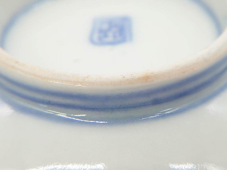 幕末〜明治 伊万里焼 4.1寸 約13cm 金襴手が見事な六角皿5枚