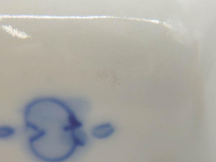 幕末〜明治　伊万里焼　4.1寸　約13cm　金襴手が見事な六角皿4枚セット(色絵、花文、裏印、深鉢、変形皿、小鉢、向付、器、四寸一分、和食器)(R-077387)