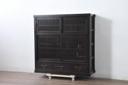 アンティーク家具　アンティーク　壁掛けキャビネット(収納棚)(1)