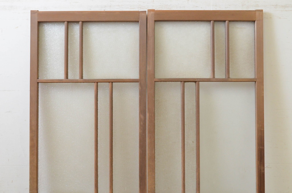大人気新品  アンティーク建具 大正ロマンなお部屋作りにおすすめな幅狭 建具
